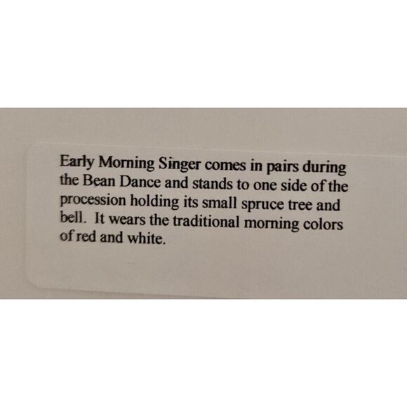 Ross & Cleo Wersonick Navajo Native American Sand Art Kachina Dolls Shadow Box - Picture 9 of 12